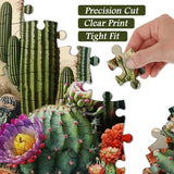 Vintage Cactus Plant Jigsaw Puzzle 1000 Pieces