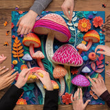 Magic Mushrooms Jigsaw Puzzle 1000 Pieces