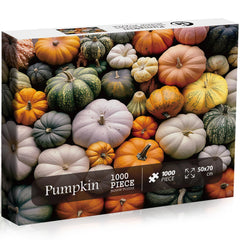 Puzzle en bois citrouille d'Halloween 1000 pièces