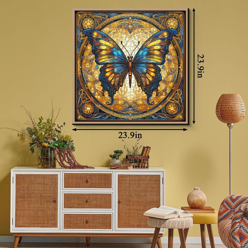 Glowing Butterfly Jigsaw Puzzle 1000 Pieces – Fun-Puzzle