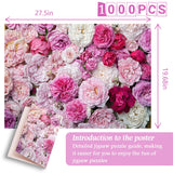 Pink Rose Flower Jigsaw Puzzle 1000 Pieces