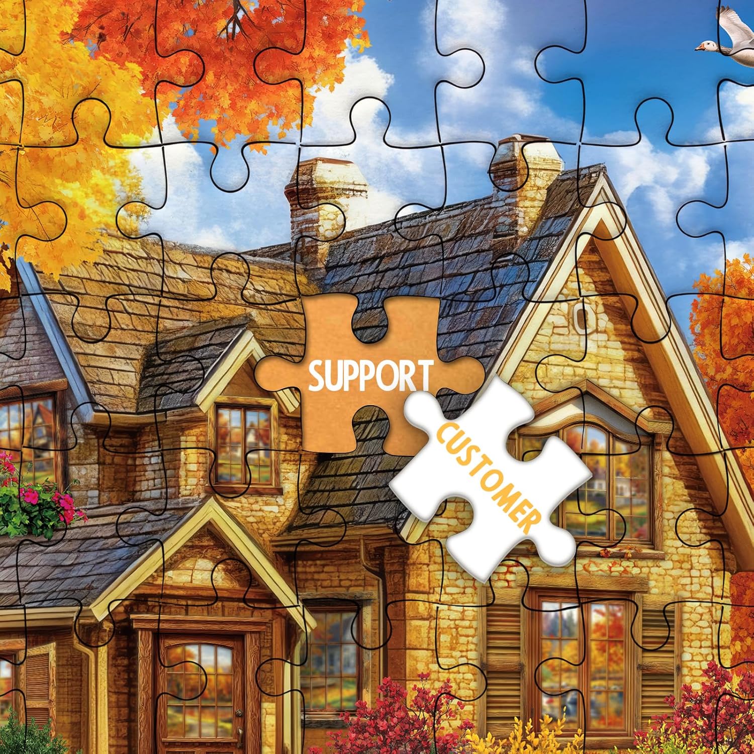 Castorland 1000 Piece Jigsaw Puzzle – Autumn Atmospheres, 68 X 47 Cm, For Ages 12+