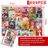 Christmas Dog Jigsaw Puzzles 1000 Pieces