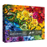 Rainbow Blooms  Jigsaw Puzzle 1000 Pieces