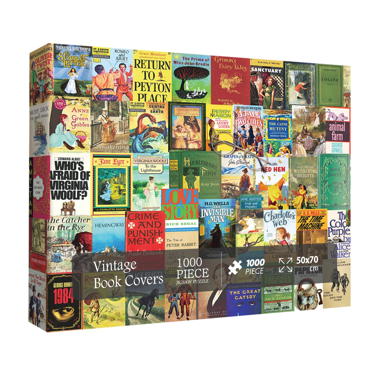 Puzzle de couverture de livre vintage 1000 pièces