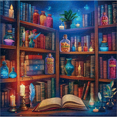 Spellbound Library Night Jigsaw Puzzle 1000 Pieces