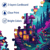 Magic Mushroom Castle Jigsaw Puzzles 1000 Pieces