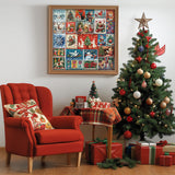 Christmas Stamp Calendar Jigsaw Puzzle 1000 Pieces