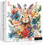 Bunny Among Blooms Jigsaw Puzzle 1000 Pieces