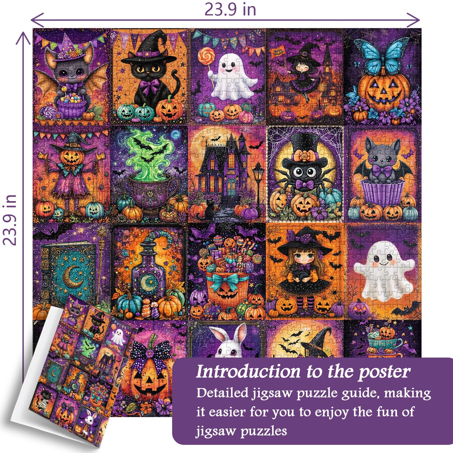 Halloween Cute Art Collection Jigsaw Puzzle 1000 Pieces