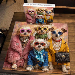 Pup Fashionistas Jigsaw Puzzle 1000 Piece
