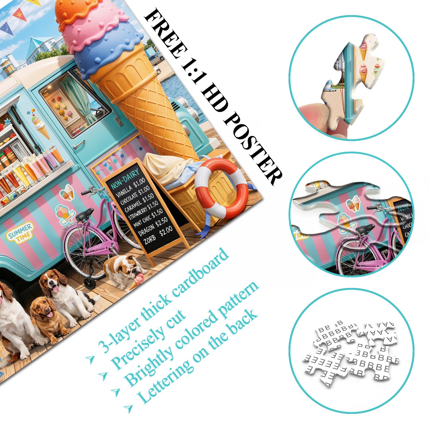 Puzzle de 1000 pièces Summer Scoops