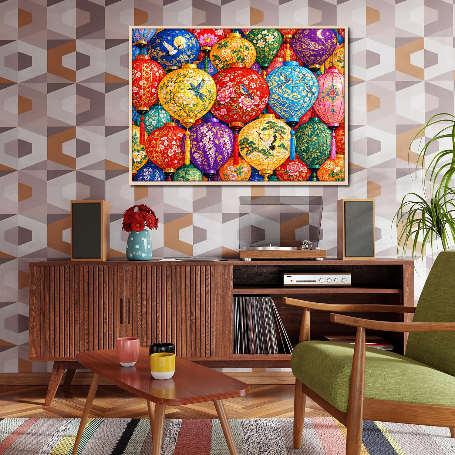 Lantern Fest Glow Jigsaw Puzzle 1000 Piece