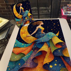 Woman of Star & Moon Jigsaw Puzzle 1000 Pieces