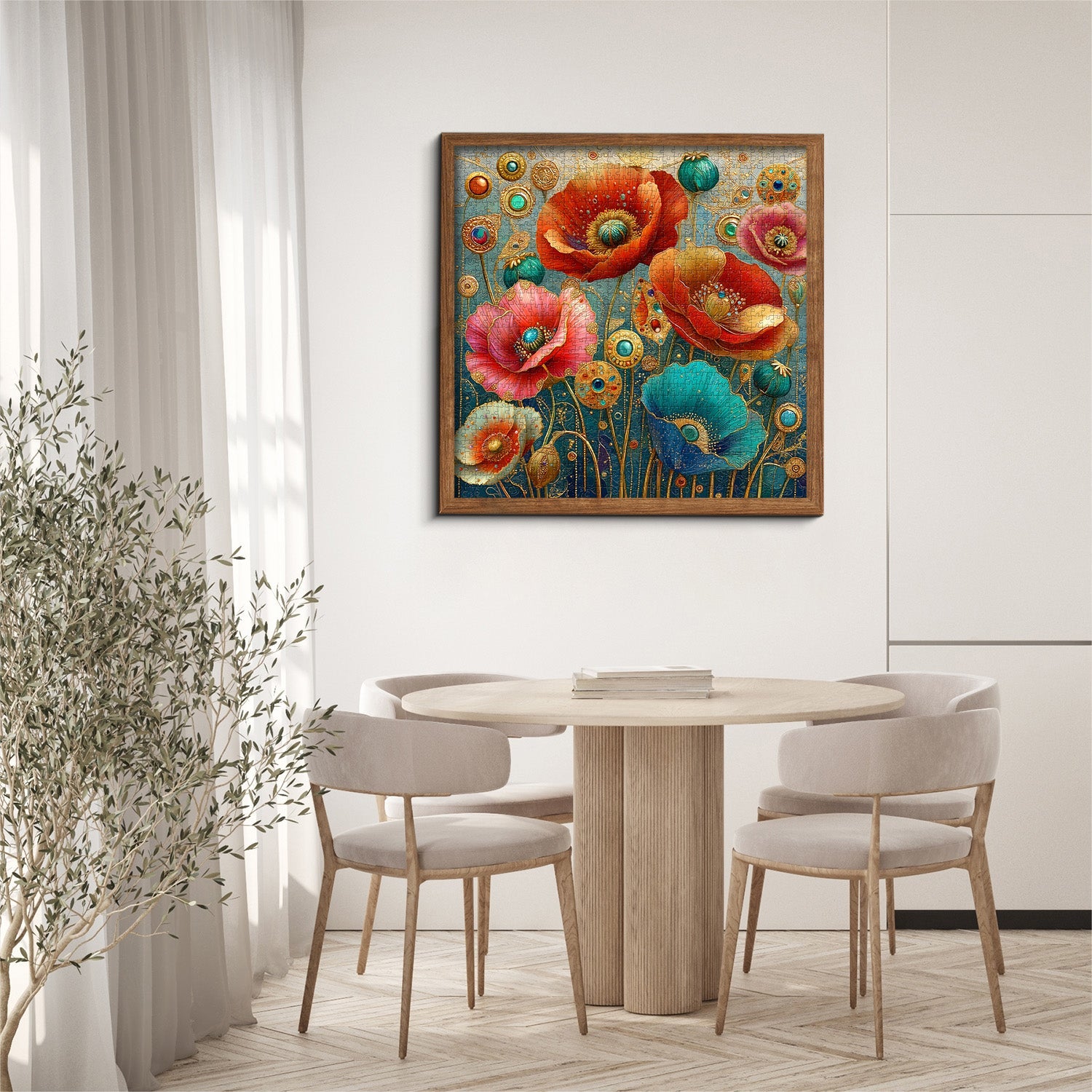 Gilded Blooms Jigsaw Puzzle 1000 Pieces