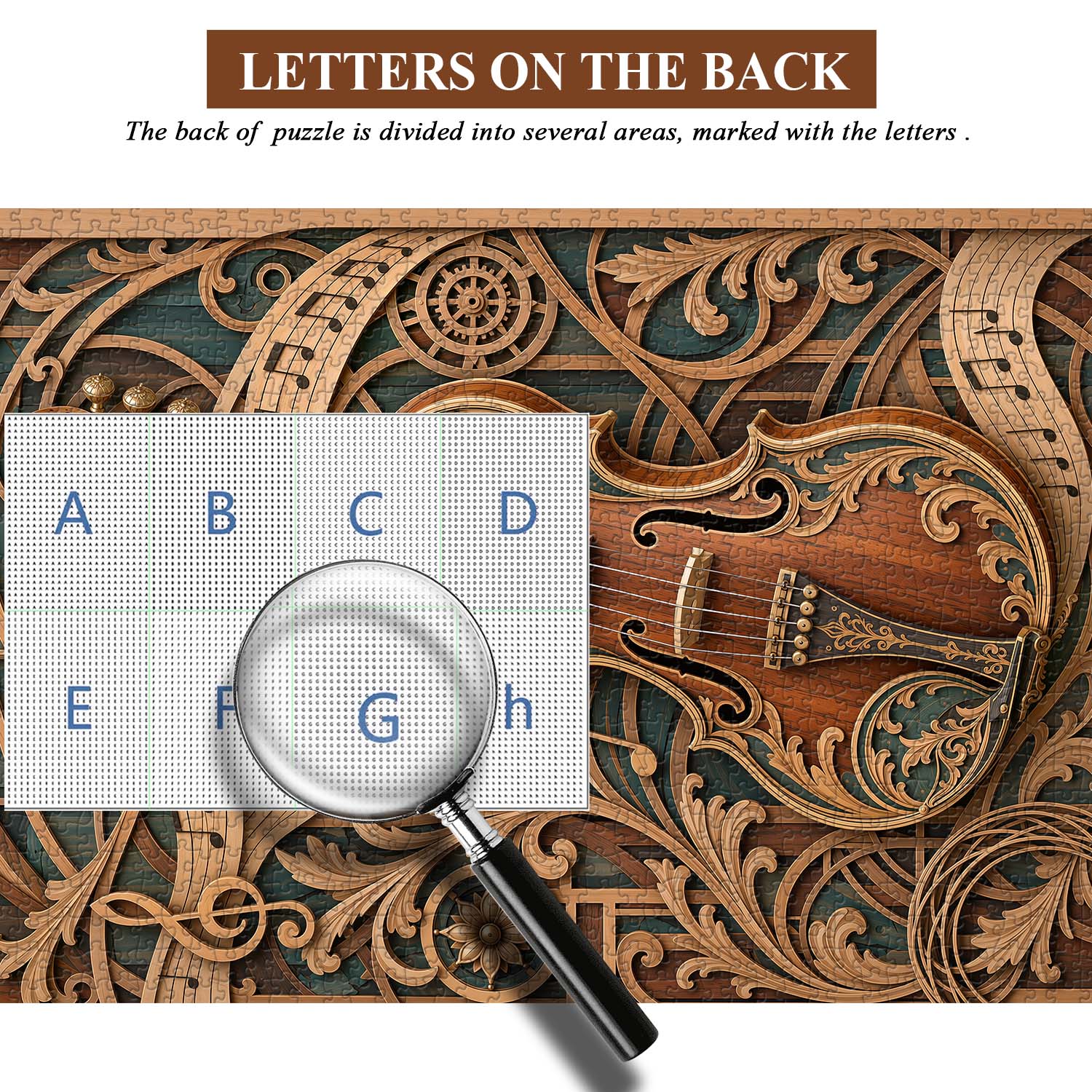 Carved Melody Jigsaw  Puzzle 1000 Piece