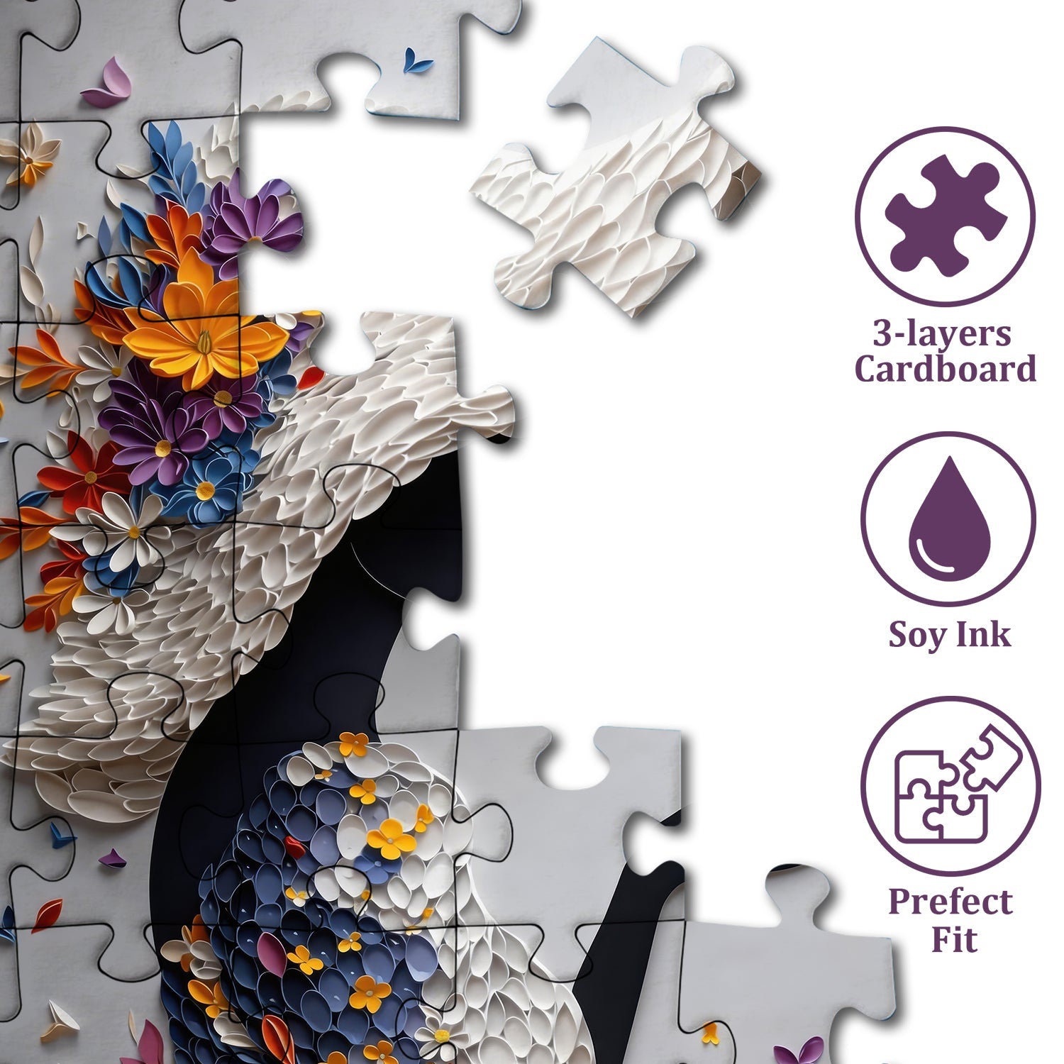 Butterfly Whisper Jigsaw Puzzle 1000 Pieces