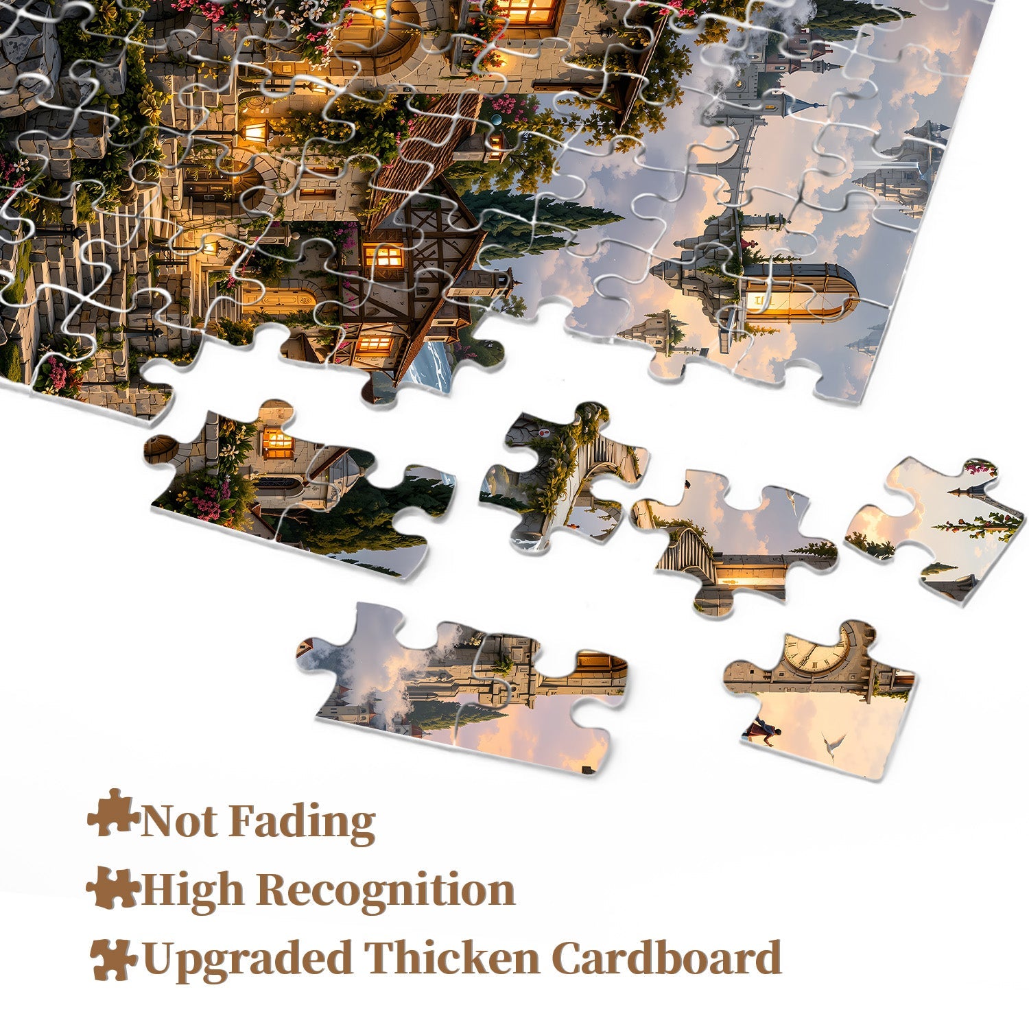 Upside Down Sky City Jigsaw Puzzle 1000 Pieces