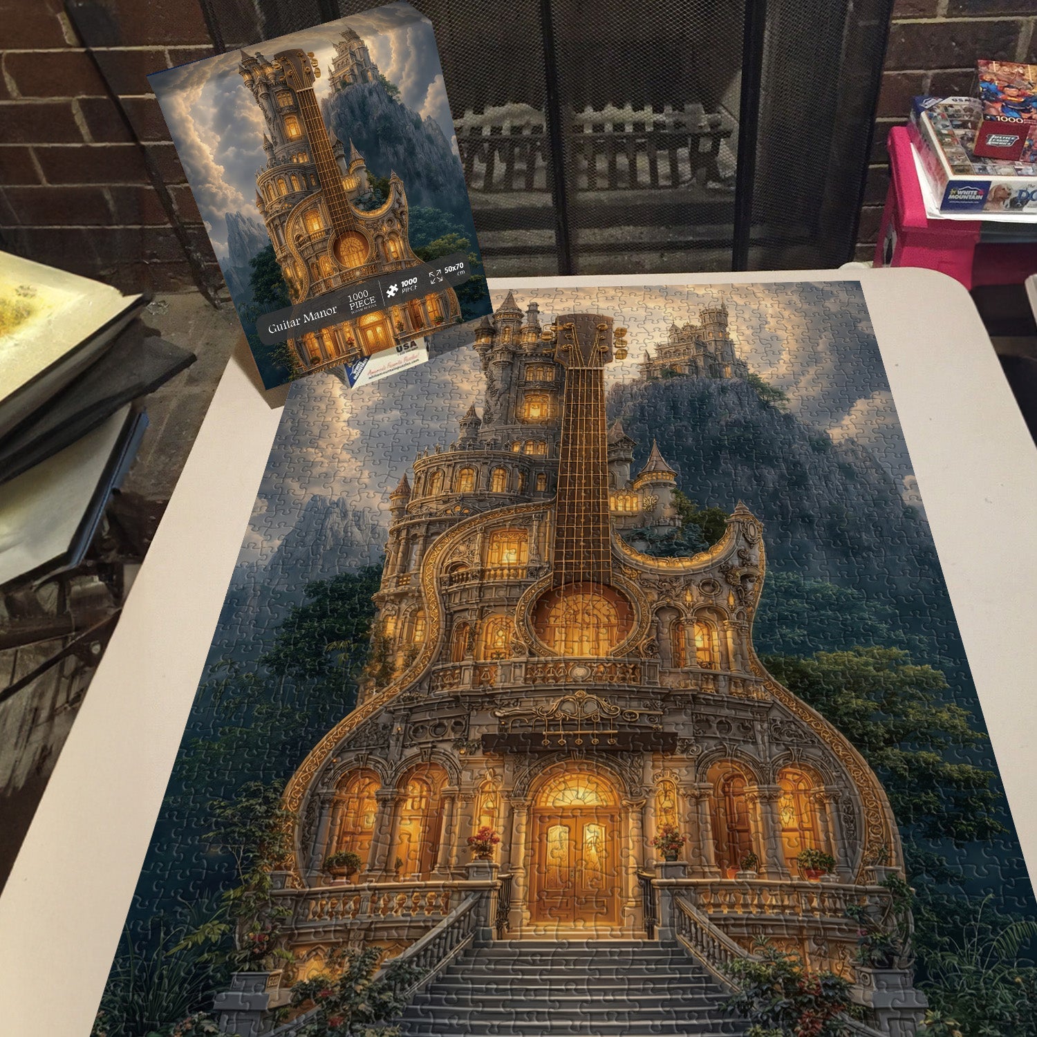 Guitar Manor Jigsaw Puzzle 1000 Pieces