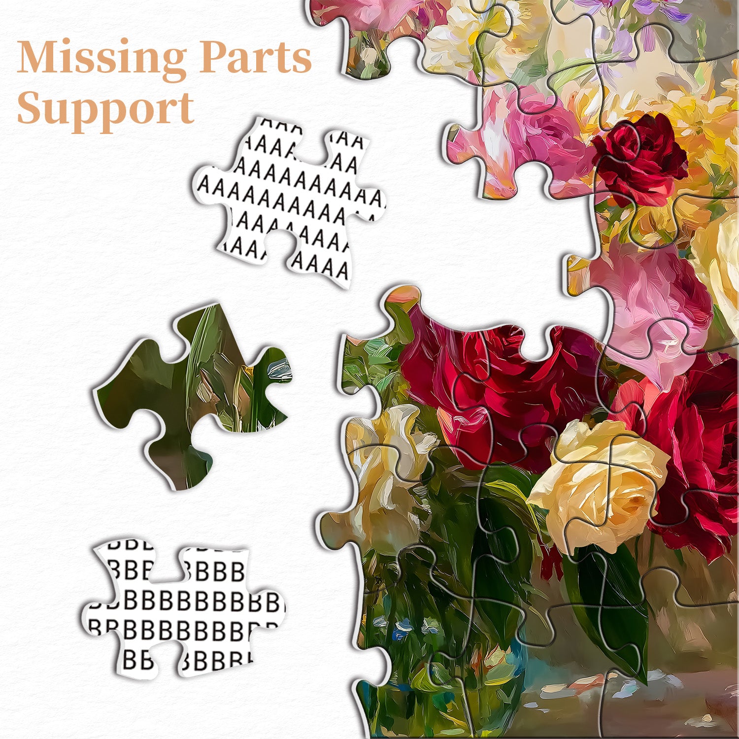 Sunlit Bouquet Jigsaw Puzzle 1000 Pieces