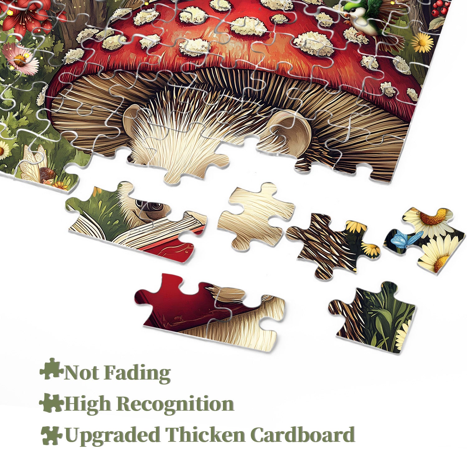 Bookish Mushroom Forest Jigsaw Puzzle 1000 Piece