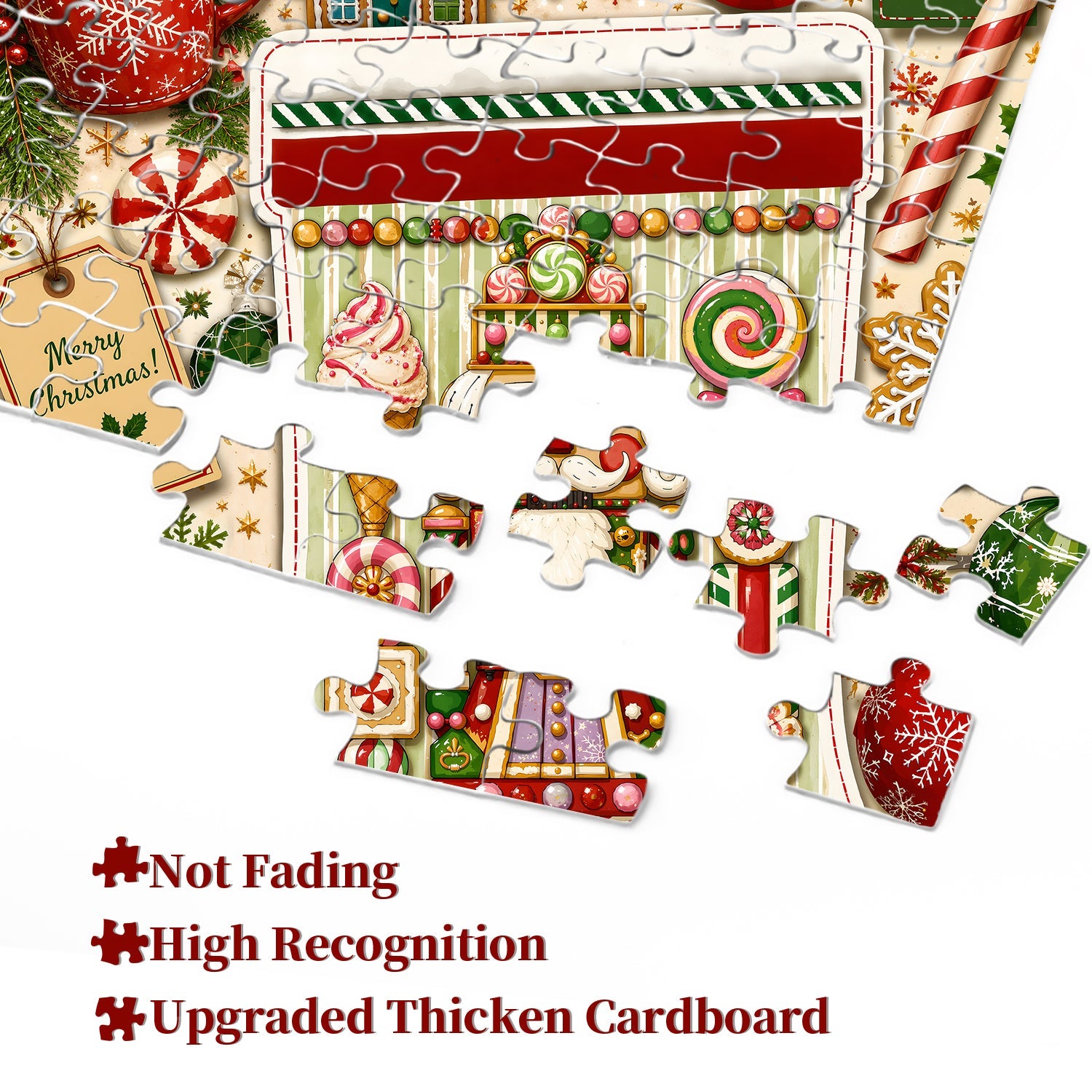 Christmas Stocking Treasures Jigsaw Puzzle 1000 Pieces