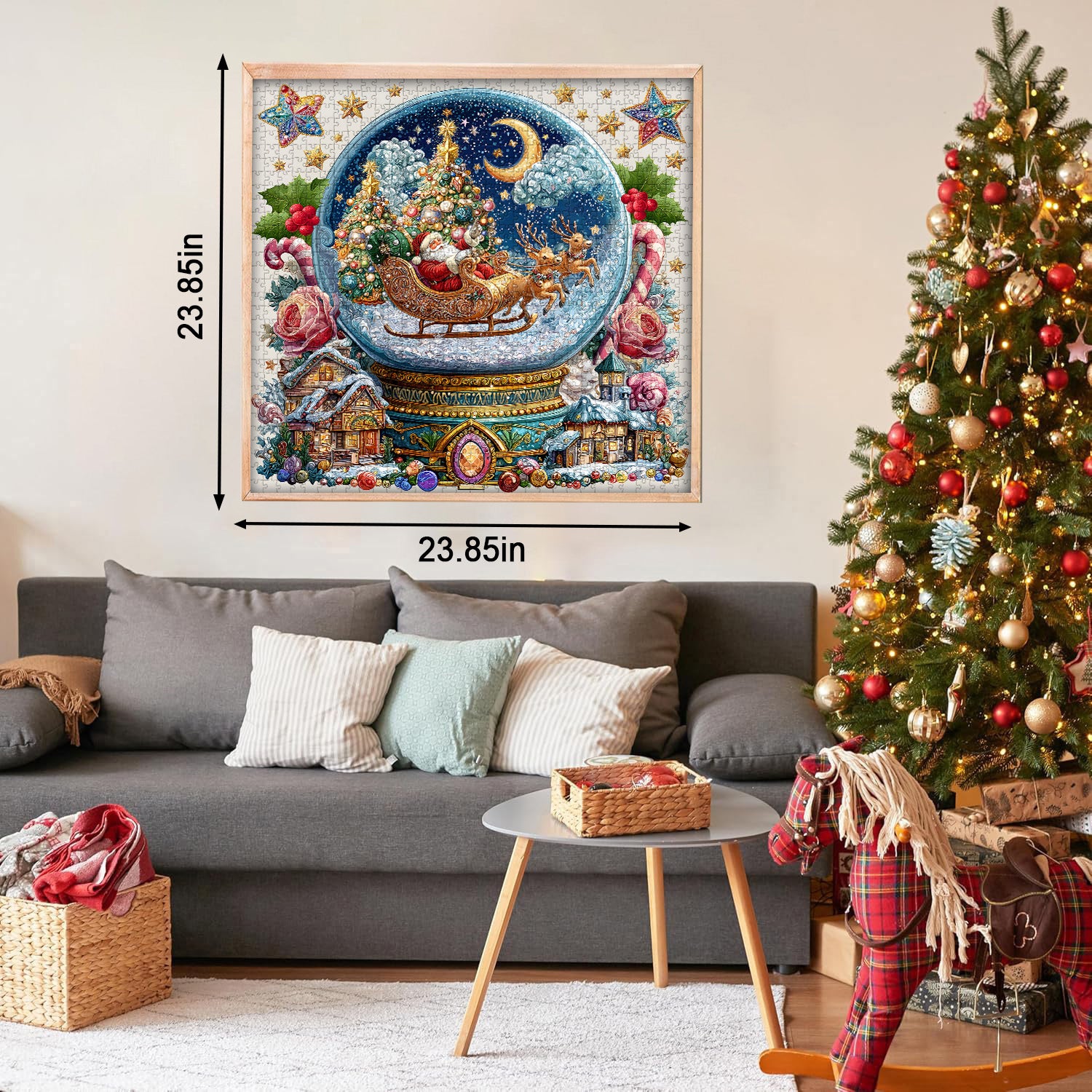 Christmas Crystal Ball Jigsaw Puzzles 1000 Pieces