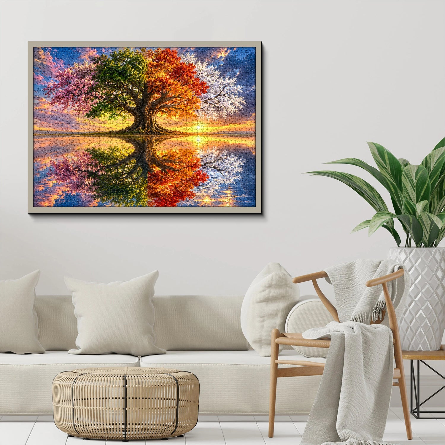 Twin Season Tree Jigsaw Puzzle 1000 Piece