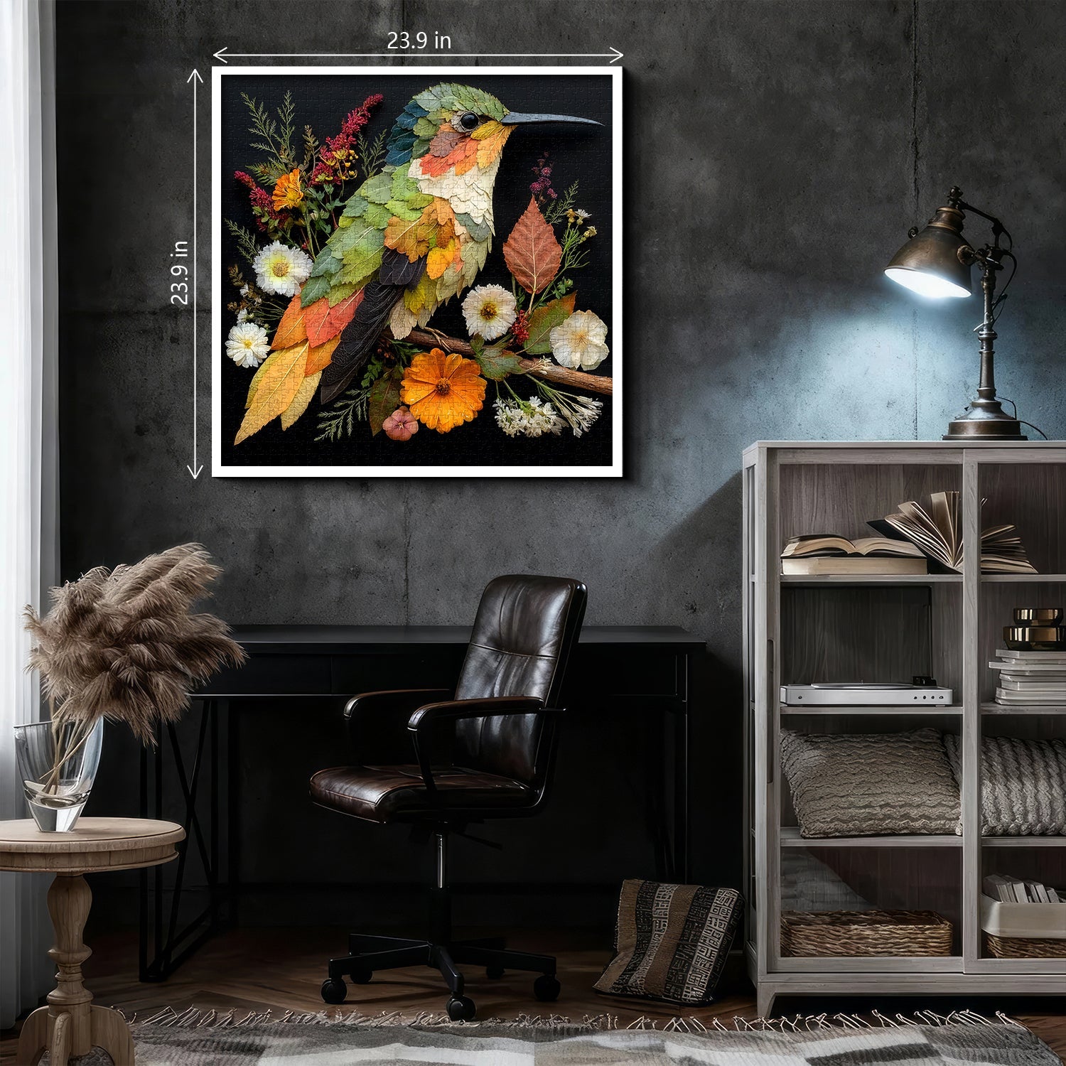 Leaf & Hummingbird Jigsaw Puzzle 1000 Pieces