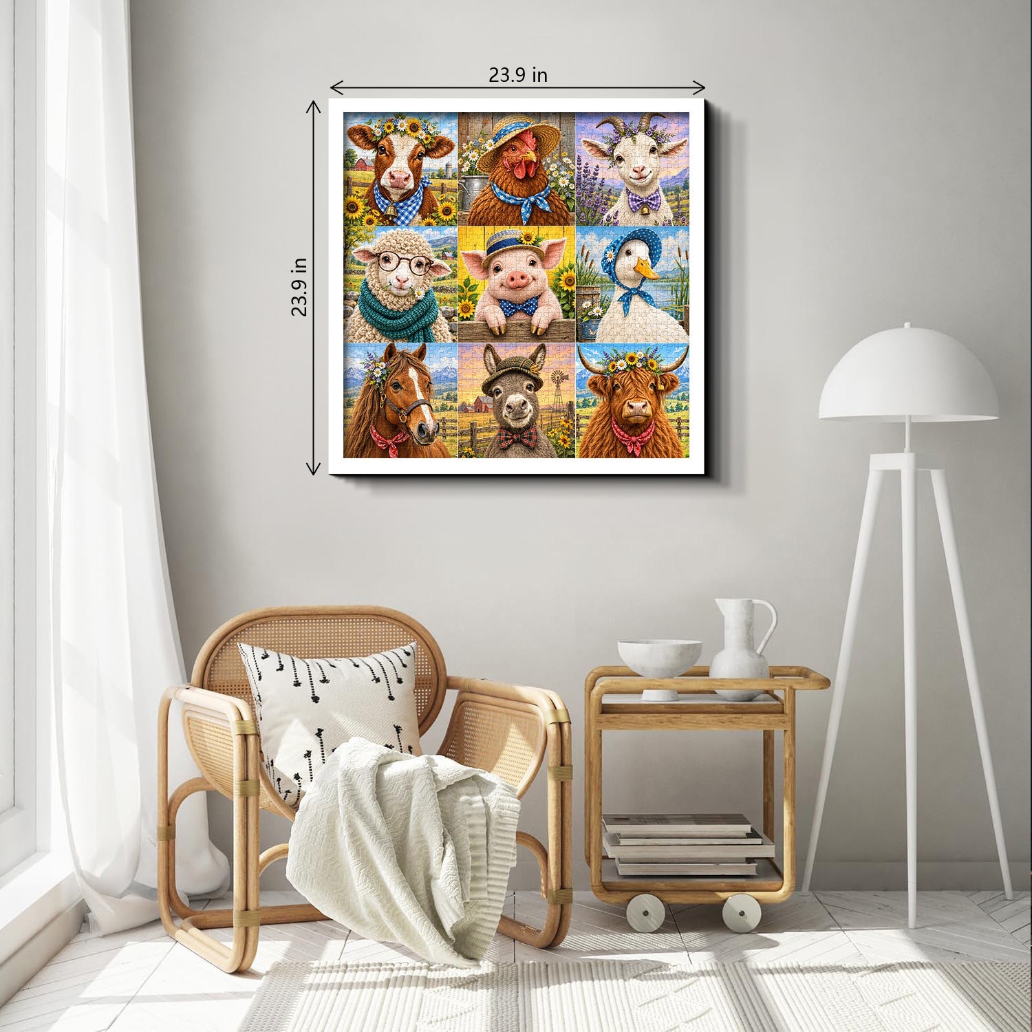 Farm Friends Jigsaw Puzzle 1000 Piece
