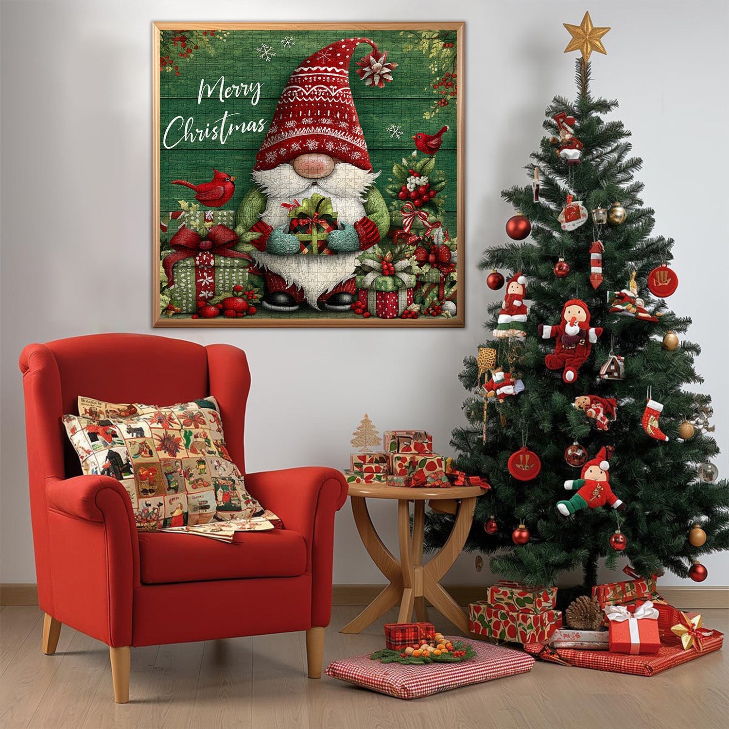 Christmas Gnome Jigsaw Puzzles 1000 Pieces