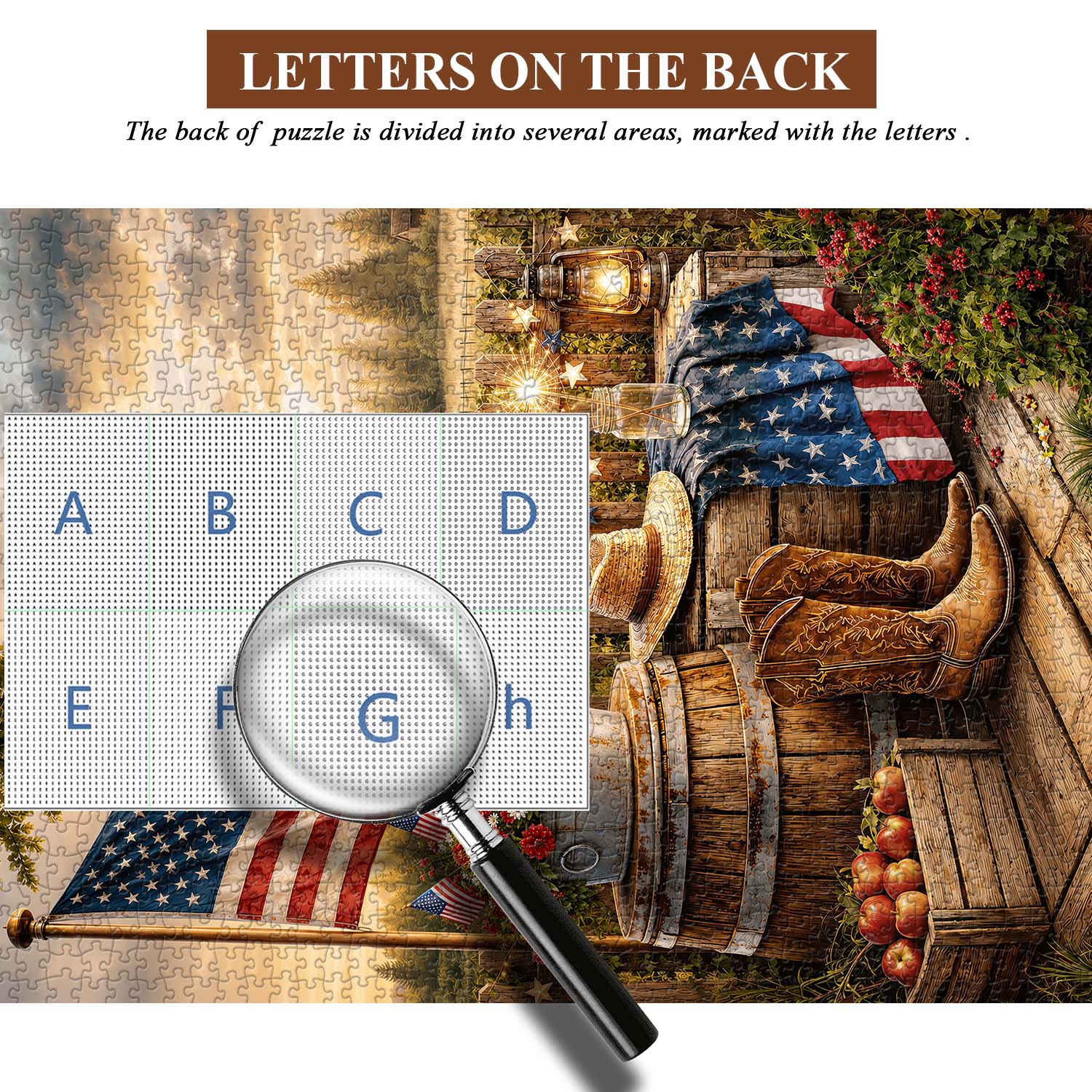Americana Sunset Jigsaw Puzzle 1000 Piece