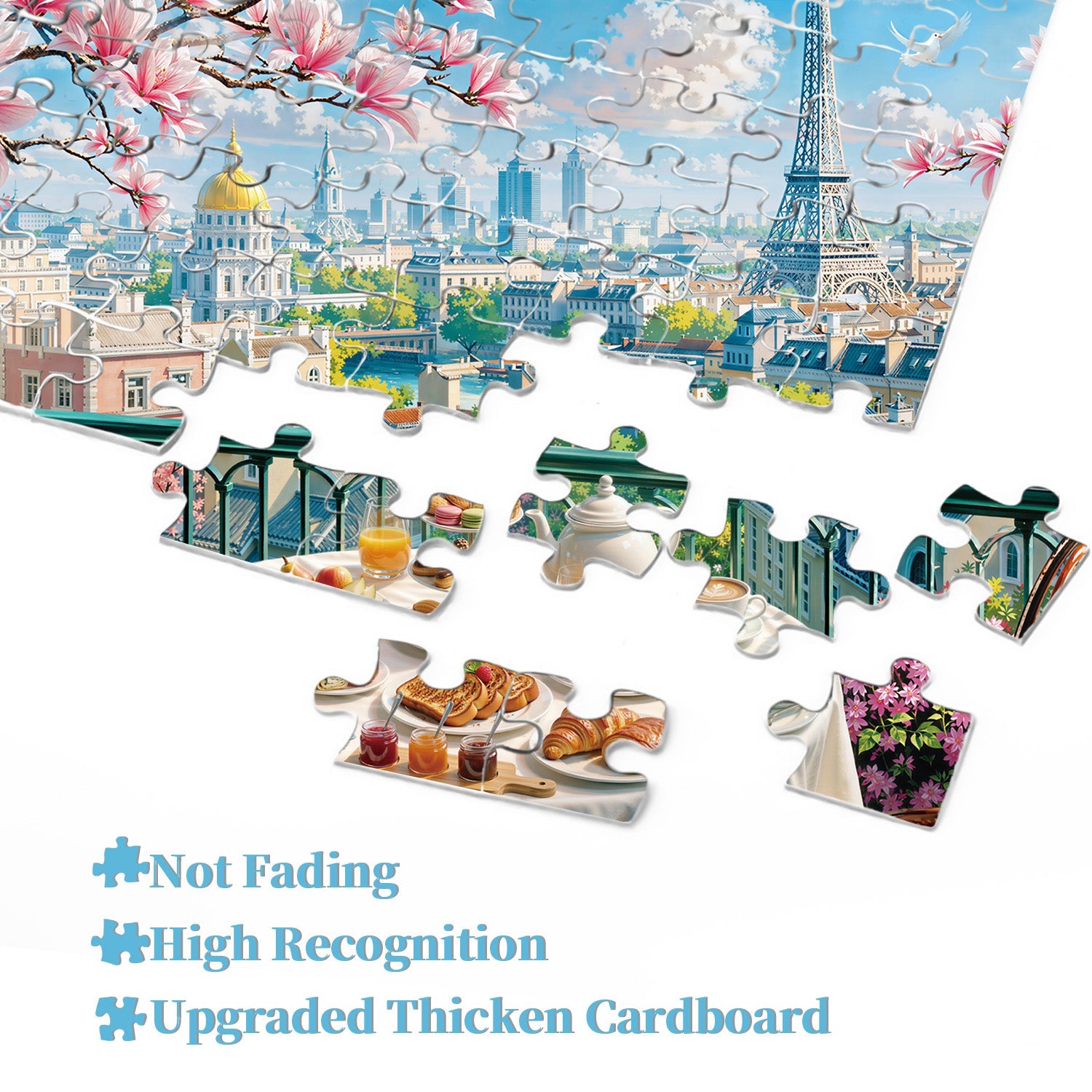 French
Puzzle de 1000 pièces Petit-déjeuner à Paris