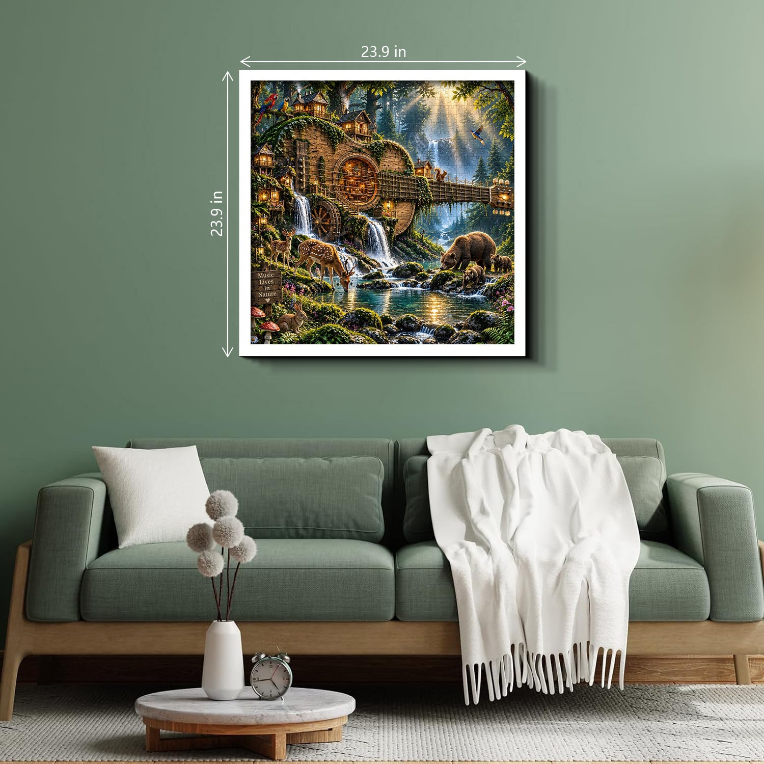 Forest Guitar Secret Realm Puzzle 1000 Pieces