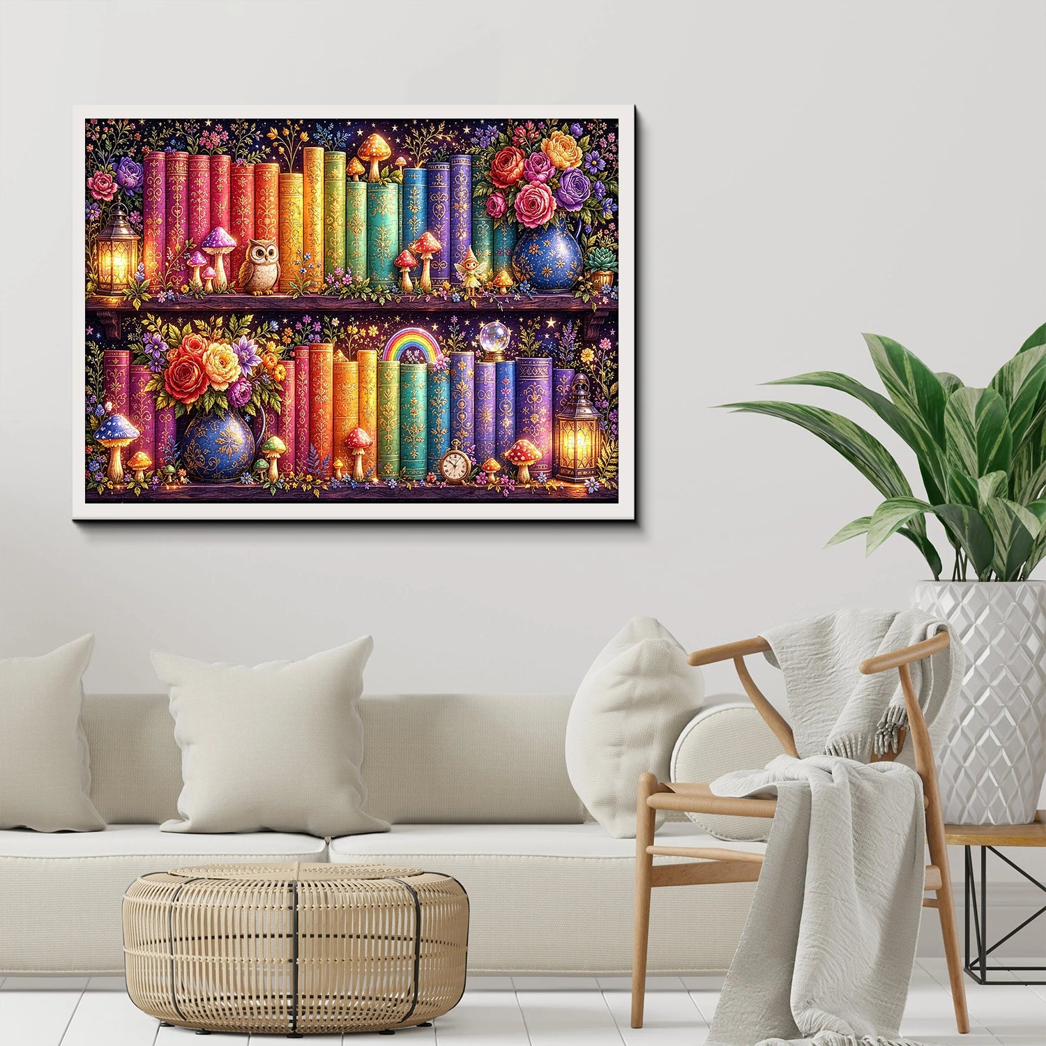 Whimsy Scribe Shelf Jigsaw Puzzle 1000 Piece