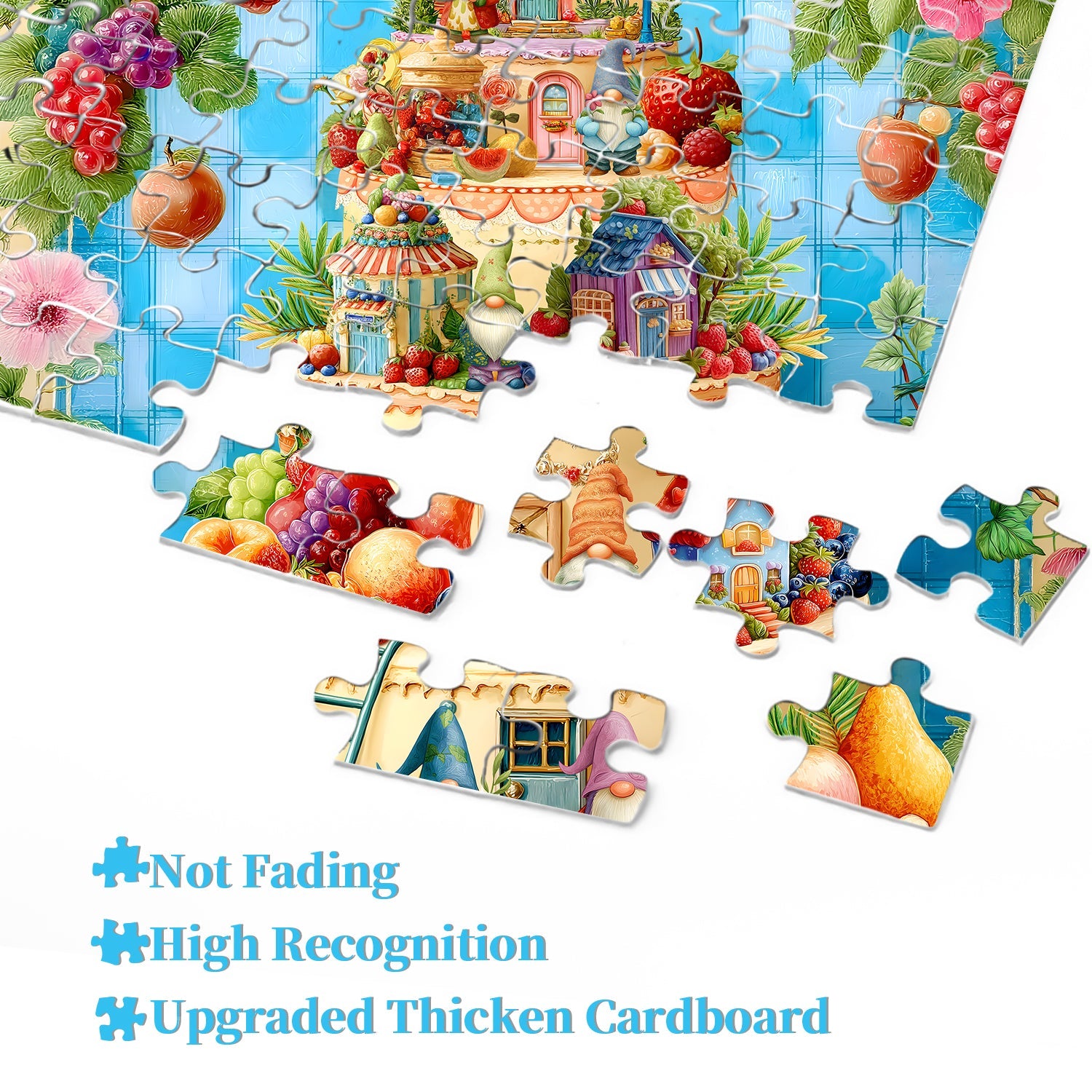 Gnomes Cake Jigsaw Puzzle 1000 Pieces