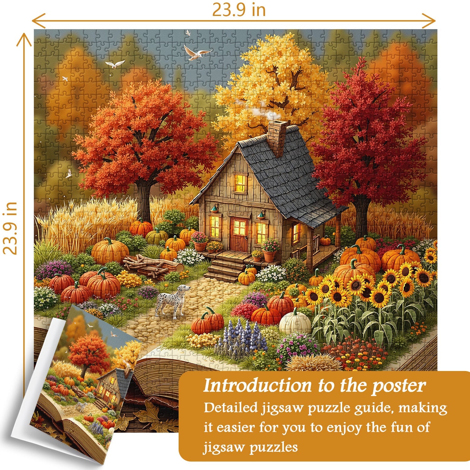 Autumn Storybook Jigsaw Puzzle 1000 Pieces
