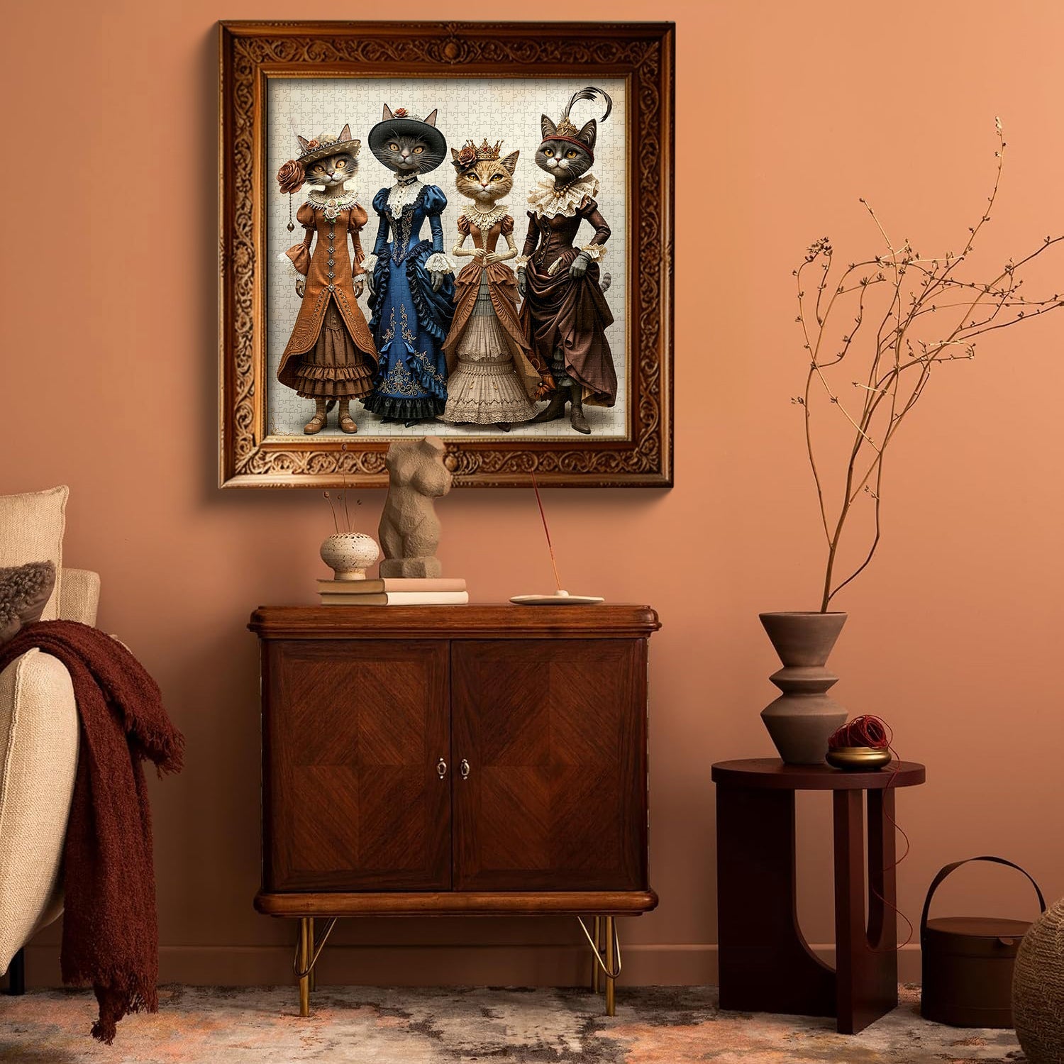 Royal Cat Court Jigsaw Puzzle 1000 Piece