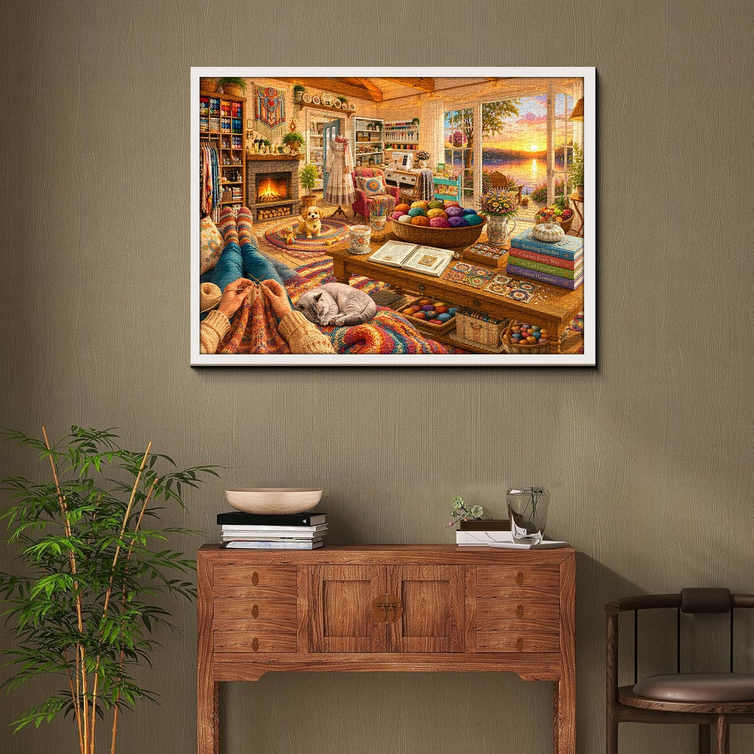 The Weaving Cottage Jigsaw Puzzle 1000 Piece