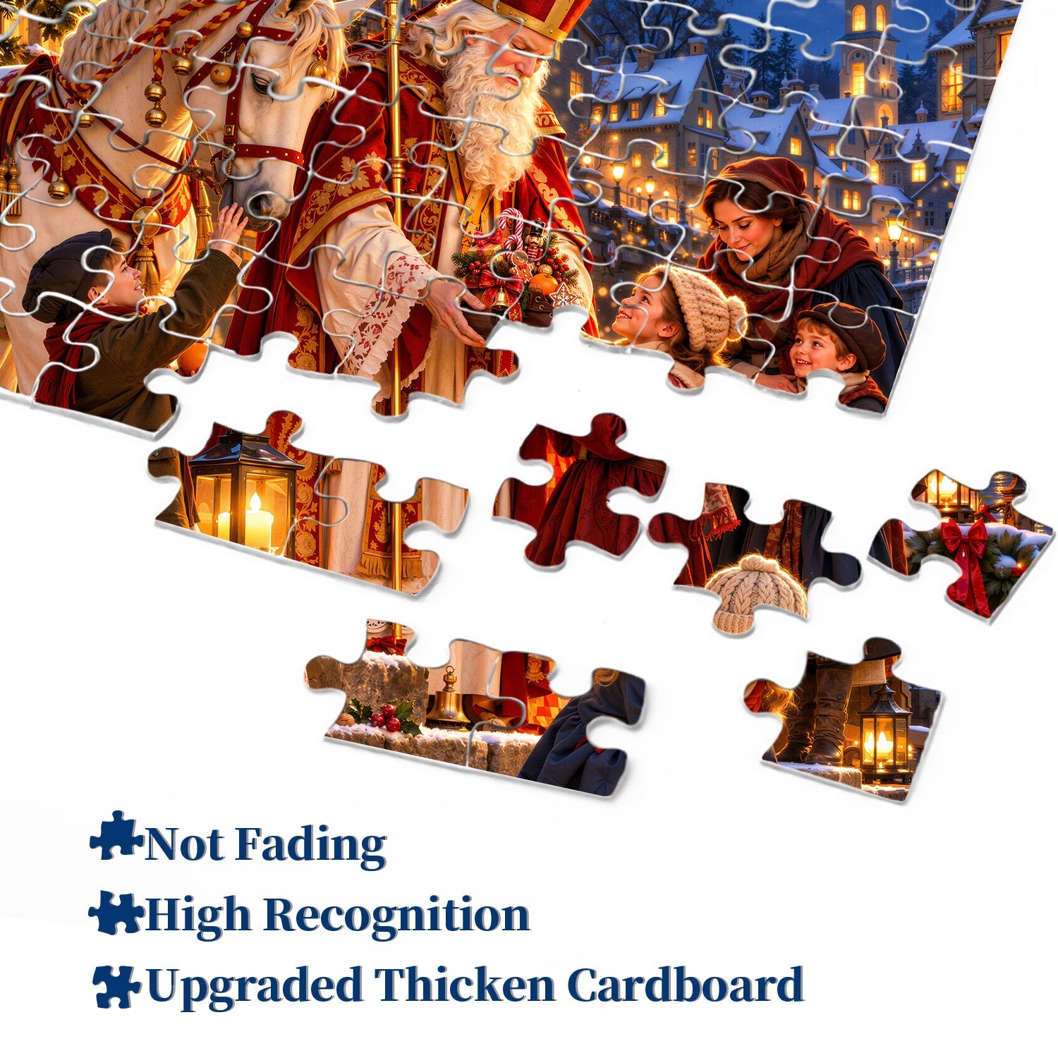 Riverside Winter Blessing Jigsaw Puzzle 1000 Pieces