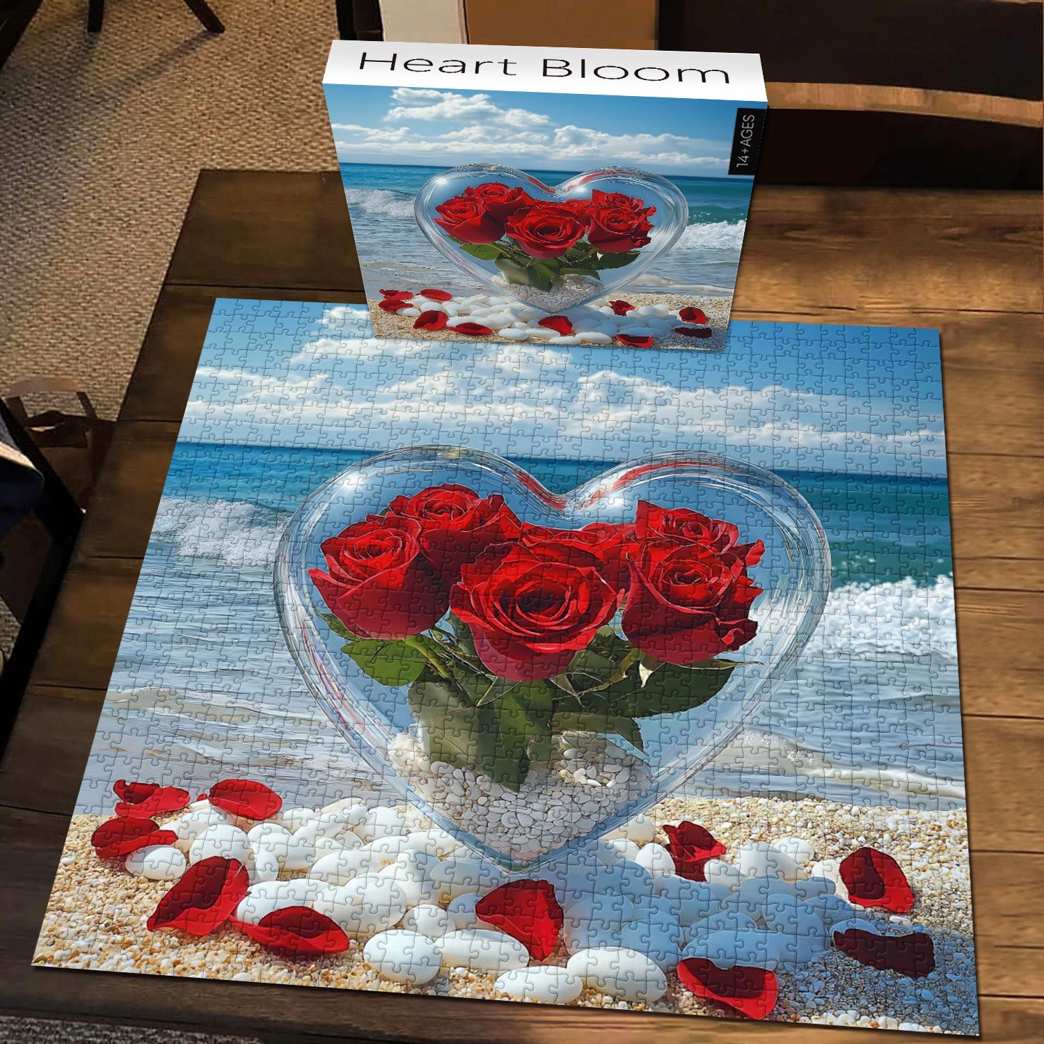 Heart Bloom Jigsaw Puzzle 1000 Pieces