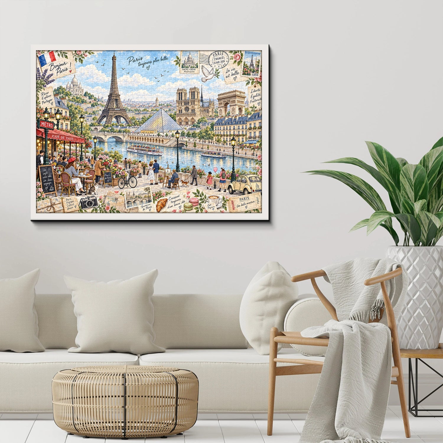 A Love Letter to Paris Jigsaw Puzzle 1000 Piece