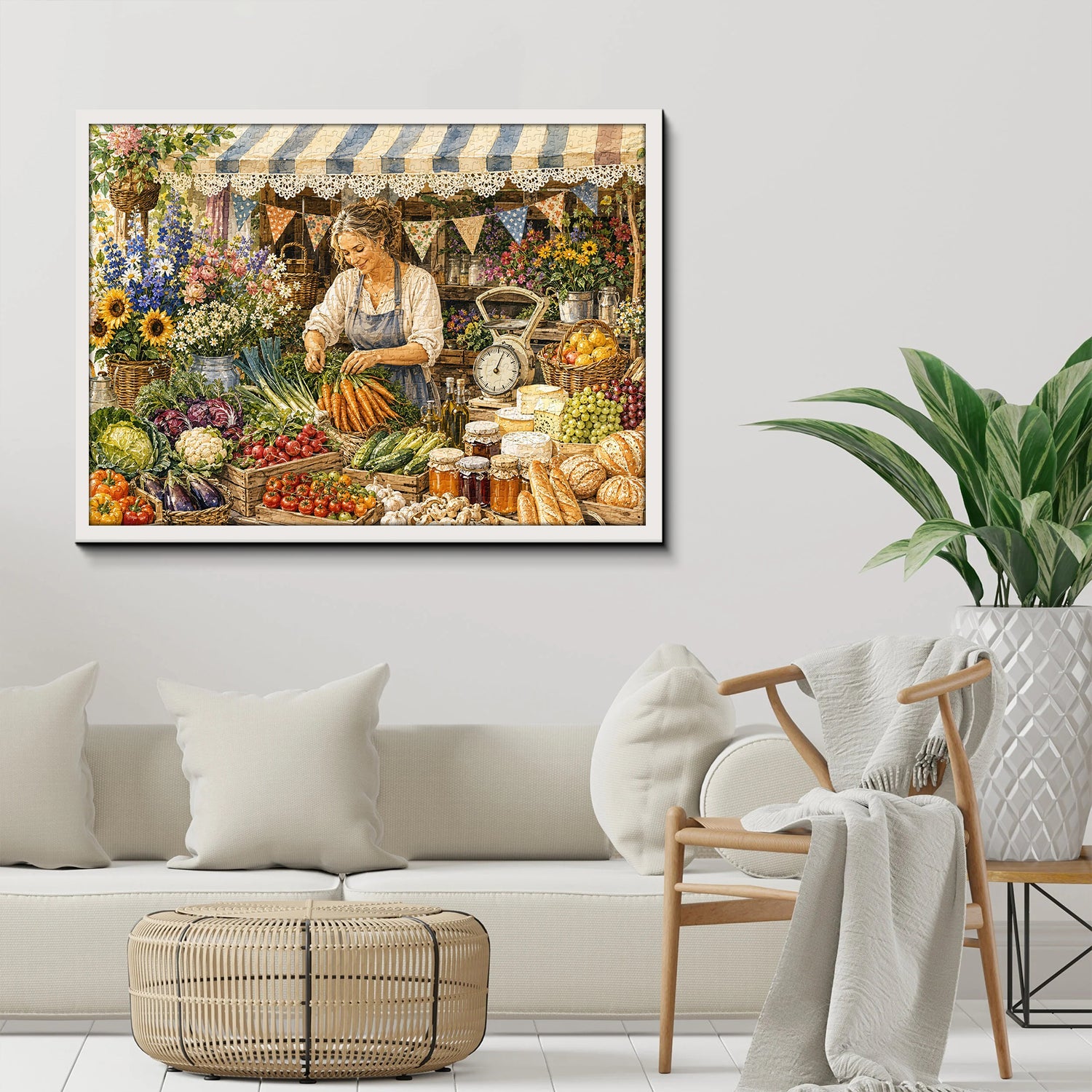 Harvest Stall Jigsaw Puzzle 1000 Piece