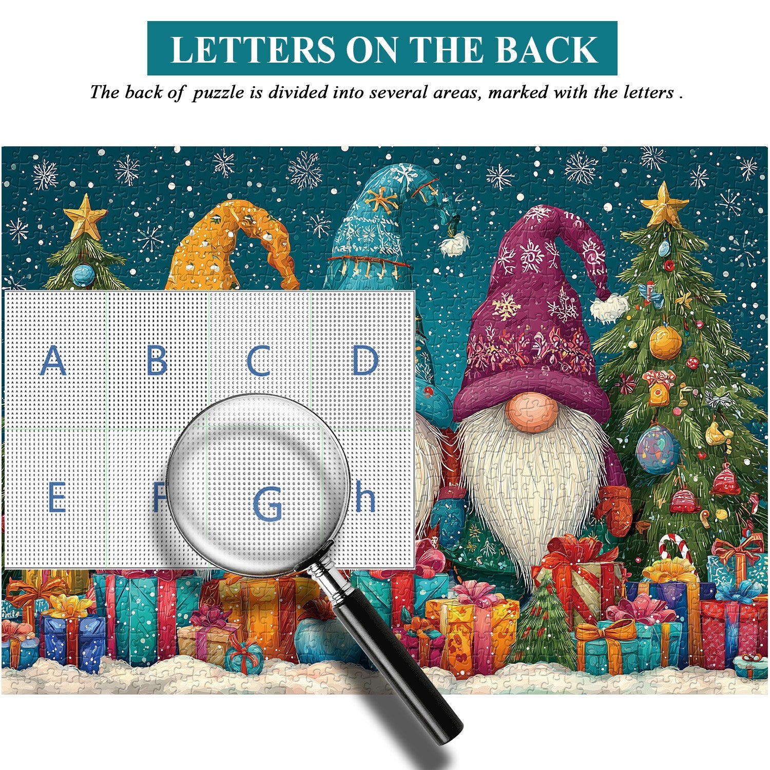 Jolly Snow Gnome Jigsaw Puzzles 1000 Pieces