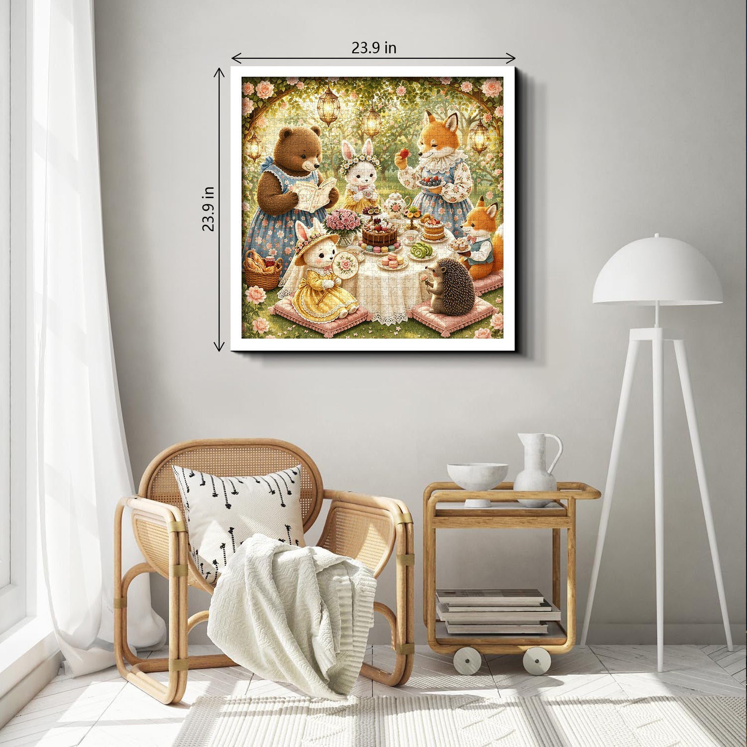 Rose Tea Party Jigsaw Puzzle 1000 Piece