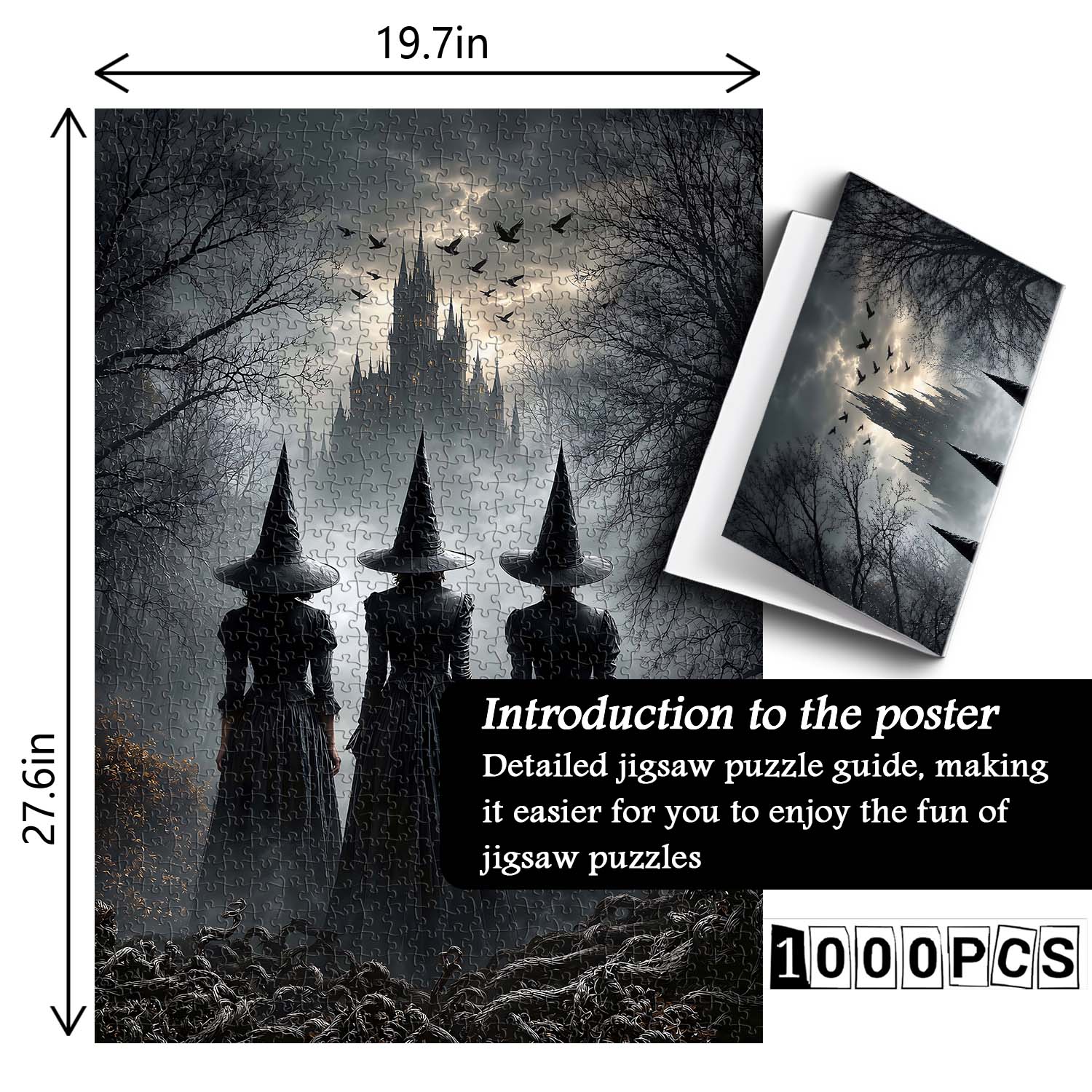Mist Witches Jigsaw Puzzle 1000 Piece