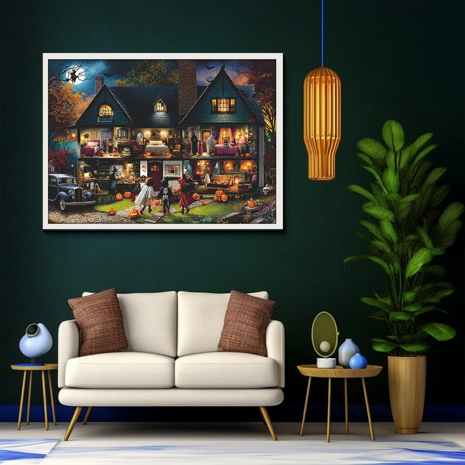 Puzzle de 1000 pièces Maison d’Halloween