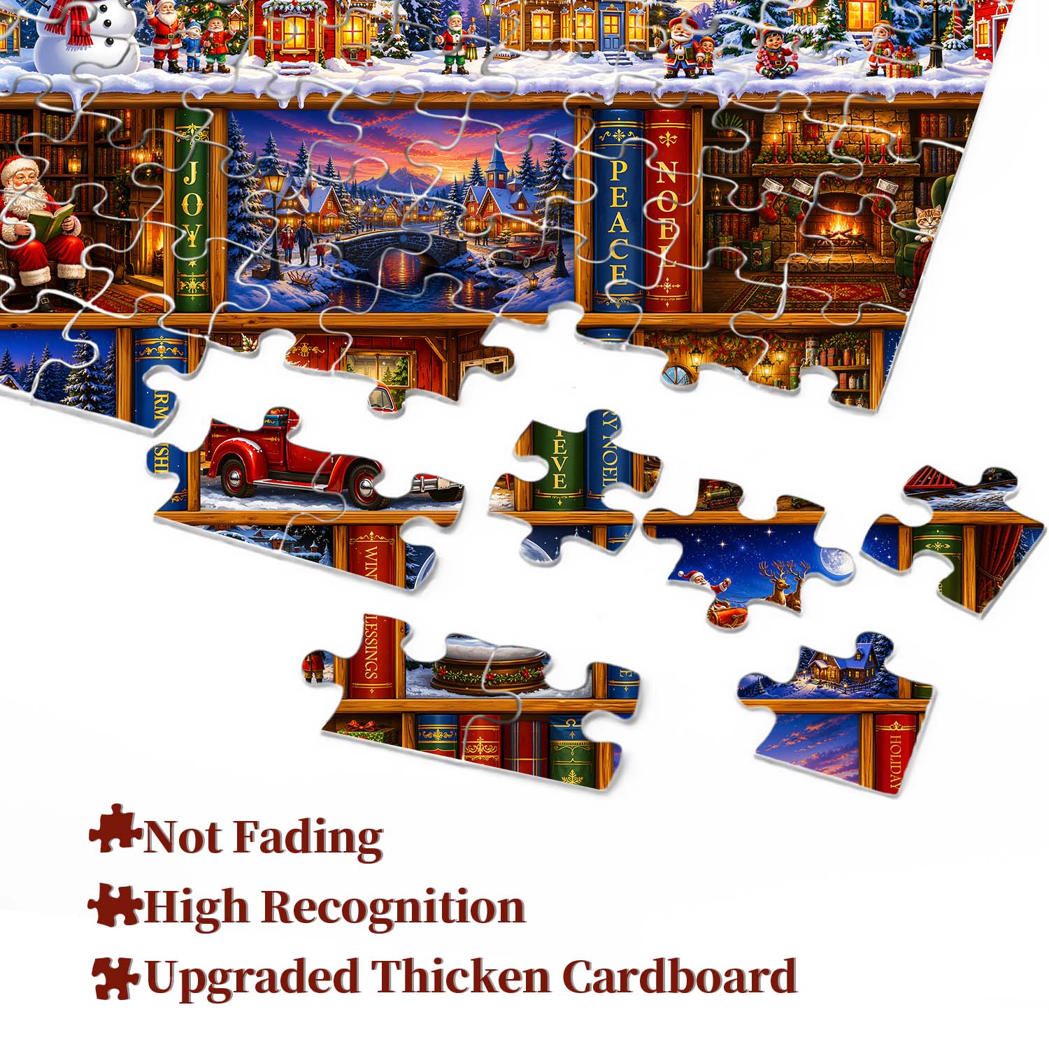 Christmas Book Nook Jigsaw Puzzle 1000 Piece