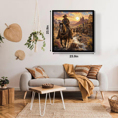Sunset Rider Jigsaw Puzzle 1000 Piece