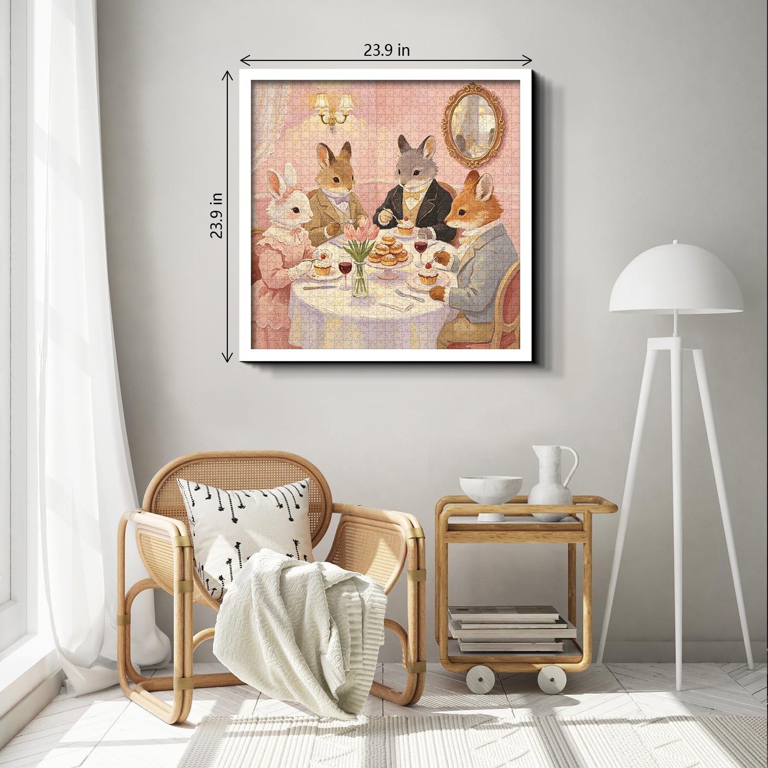 Animal Tea Time Jigsaw Puzzle 1000 Piece